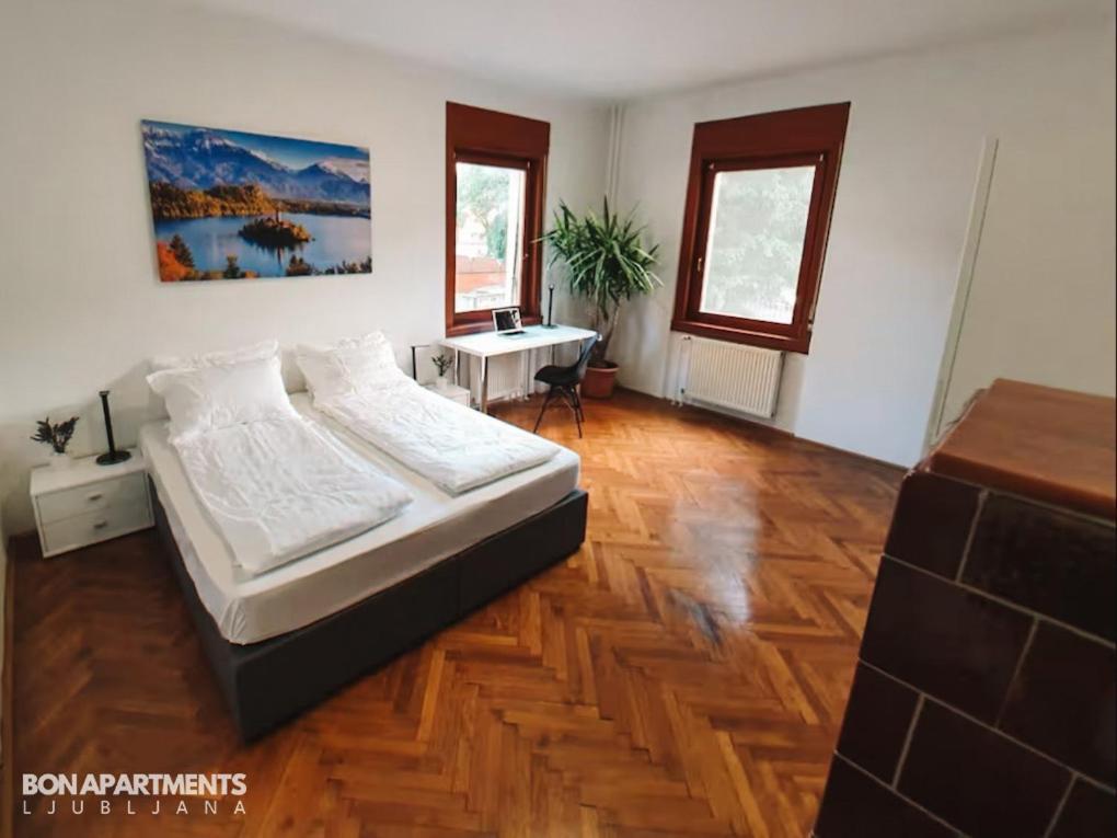 Huge Bbq Garden 2, Spacious Flat, Ac, Free Parking 2 Любляна Екстериор снимка